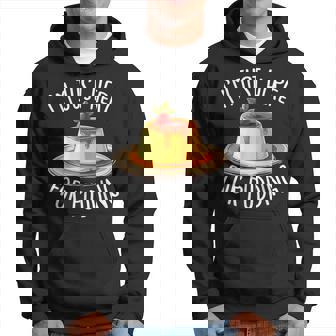 Just Here For Pudding デザイン メンズ レディース デザートプリン パーカー - Kawaiitshirt