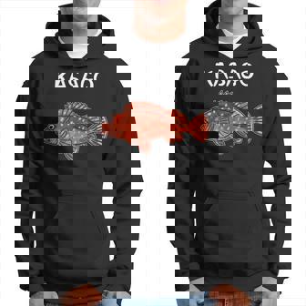 Kasago カサゴ 魚好き 願掛け 釣り好き 海釣り 趣味 おもしろ 寿司ネタ 趣味釣り 船釣り 釣り パーカー - Kawaiitshirt