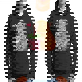 Kawaii Capibara Bebida Boba Bubble Tea Capibara Niñas Niños Sudadera - Regaloses