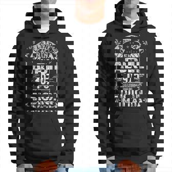 Las Leyendas Nacen En Abril De 1975 50 Años Cumpleaños Sudadera - Regaloses