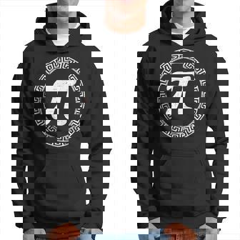 Letra Griega 'Pi' En Un Círculo De Meandro Sudadera - Regaloses