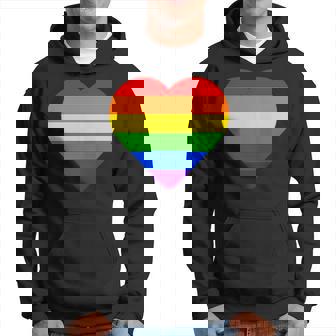 Lgbt レインボー・ハート・フラッグ ゲイ・バイ・ラブ・プライド月間 Lgbtq パーカー - Kawaiitshirt