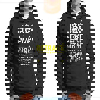 Libéré Délivré Retraité Cadeau Départ Retraite Homme Humour Sweat à capuche - Cadeauxyz