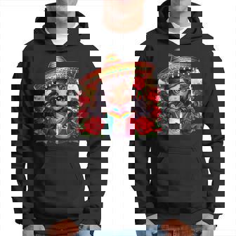 Long Haired Curvy Mexican Chibi Zarape Roses Mexican Pride パーカー - Kawaiitshirt