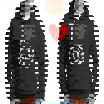 I Love 69 パーカー - Kawaiitshirt
