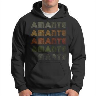 Love Heart Amante グランジ ビンテージスタイル ブラック アマンテ パーカー - Kawaiitshirt