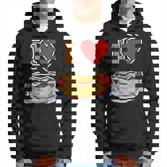 I Love Hot Dog 私はホットドッグを愛している ホットドッグ パーカー - Kawaiitshirt