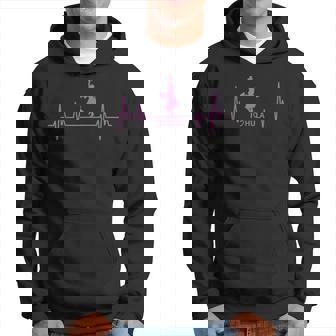 I Love Hula Dance ハワイアンフラダンスガール ファニーハートビート パーカー - Kawaiitshirt