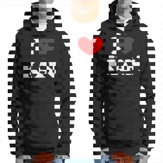 I Love Kan 私は愛する Kan パーカー - Kawaiitshirt