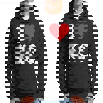 I Love Kc Initials I Heart KC First Last Name K C パーカー - Kawaiitshirt