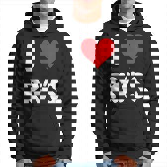 I Love Rv のレクリエーションビークル キャンプ キャンピングカー 旅行 旅行 パーカー - Kawaiitshirt