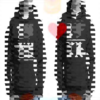 I Love Yk Initials I Heart YK First Last Name Y K パーカー - Kawaiitshirt