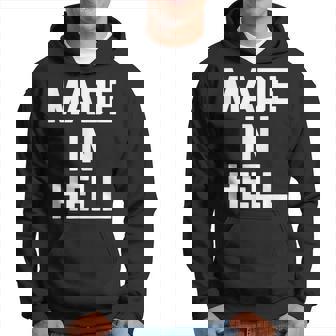 Made In Hell 面白いことわざ皮肉なノベルティ クール パーカー - Kawaiitshirt