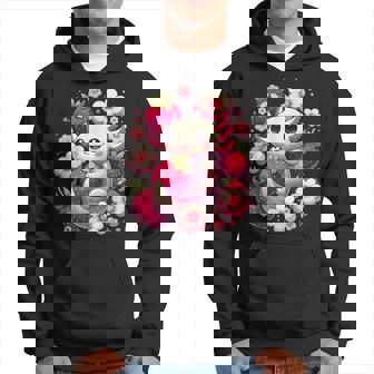 Mignon Axolotl Kawaii Anime Axolotl Fraise Sweat à capuche - Cadeauxyz