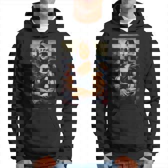 Mona Lisa 上腕二頭筋 ボディービル ジム ワークアウト 面白い モナリザ パーカー - Kawaiitshirt
