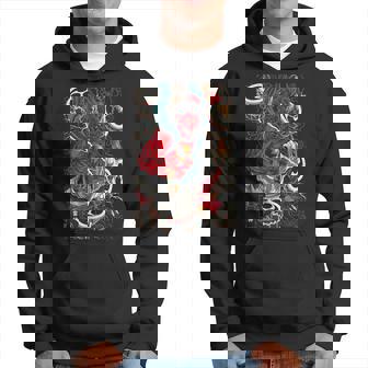 Motif Japonais Tokyo Raijin D'inspiration Asiatique Rétro 80 Sweat à capuche - Cadeauxyz