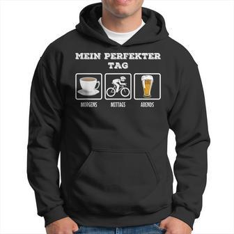 My Perfect Day コーヒー ロードバイク ビール 自転車 パーカー - Kawaiitshirt