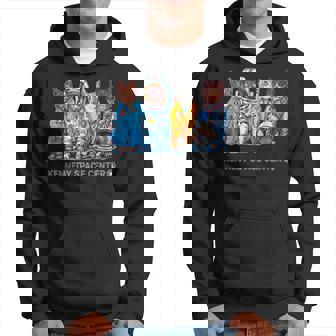 Nasa宇宙飛行士宇宙-猫の飛行服は両側で涼しい パーカー - Kawaiitshirt