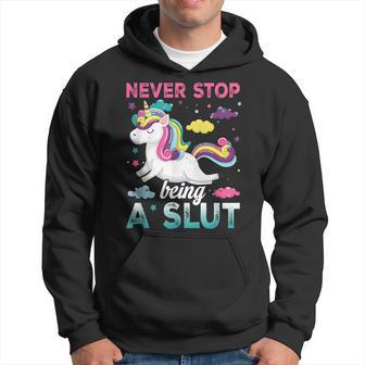 Nevertop Being Alut ユニコーン 面白い 大人 ユーモア 格言 パーカー - Kawaiitshirt