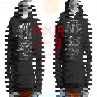 Ninja 7 Años Cumpleaños Niño Regalos 7Th Ninja Cumpleaños Niños Sudadera - Regaloses