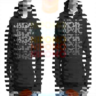 Nipomo California Nipomo Ca Retrointage Text パーカー - Kawaiitshirt