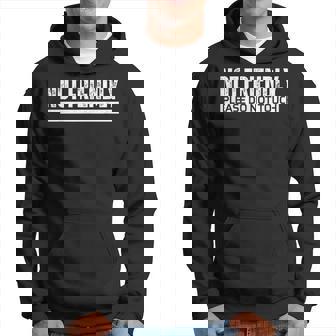 Not Friendly Please Do Not Touch パーカー - Kawaiitshirt