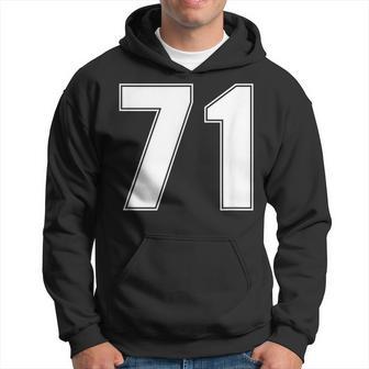 Number 71Eventy One Year Old Ageports Team Jersey 71 Kapuzenpullover - Seseable