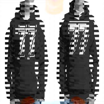 Number 77 Birthday 77Thports Player チーム番号入りジャージ パーカー - Kawaiitshirt