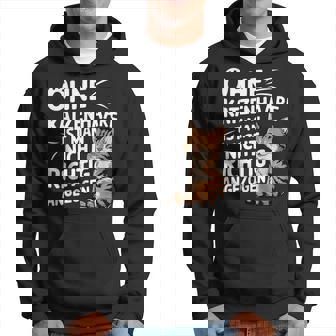 Ohne Katzenhaare Ist Man Nicht Richtig Angezogenweet Cat Kapuzenpullover - Geschenkecke