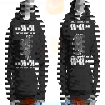 Oiia Oiia スピニング インターネット ミーム 猫 ユーモラス 面白い ブレイン パーカー - Kawaiitshirt