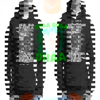 Oiiaa Oiiaa 猫 脳腐 ウイルス スピニング 猫 ミーム パーカー - Kawaiitshirt