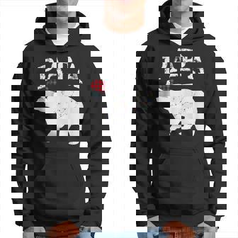 Papa Bear Xmas Buffalo Plaid Lights Matching Family Pajama パーカー - Kawaiitshirt