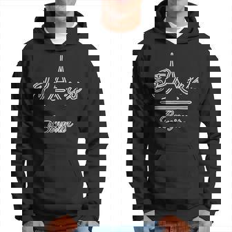 Paris パリ・フランス【エッフェル塔】Bonjour ボンジュール【世界の都市】旅行観光 お土産 かわいい おしゃれ パーカー - Kawaiitshirt