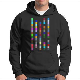 Patrón De Colores Cuadrados Futurismo Abstracto Moderno Sudadera - Regaloses