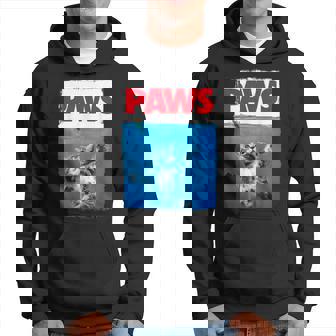 Paws 猫とネズミ トップス かわいい 面白い猫好きのパロディトップ パーカー - Kawaiitshirt