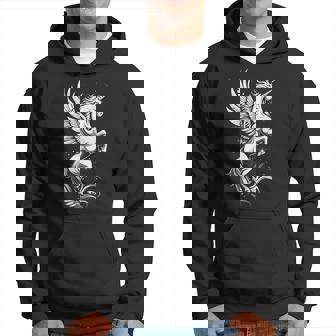 Pegasus ファニーグラフィックtシャツ パーカー - Kawaiitshirt