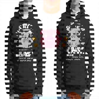 Pigs Make You Happymile かわいい 子豚 恋人 おもしろ豚 パーカー - Kawaiitshirt