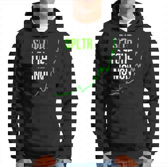 Pltr トゥザムーンストックティッカー Wsb 面白いミーム パーカー - Kawaiitshirt