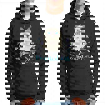 Pointed Cat 猫 ネコ シャム猫 ヒマラヤン トンキニーズ 花 レトロ ガーリー メンズ レディース キッズ パーカー - Kawaiitshirt