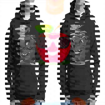Pomme Funky Avec Lunettes Deoleil Pour Une Jolie Déclaration Sweat à capuche - Cadeauxyz