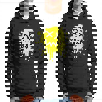 Punk Rock Graffiti Style Deep House Smiling Face Anarchy Sweat à capuche - Cadeauxyz