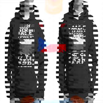 Raised By A Czech Father Father's Day Czech Republic Flag パーカー - Kawaiitshirt
