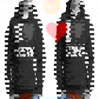 Red Heart I Love Tom パーカー - Kawaiitshirt