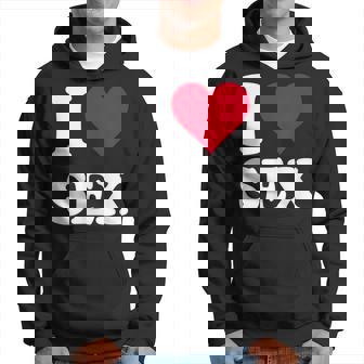 Red Heart I Loveex パーカー - Kawaiitshirt