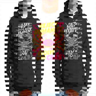 Reject Humanity Evolve To Crab ファニーカニ パーカー - Kawaiitshirt