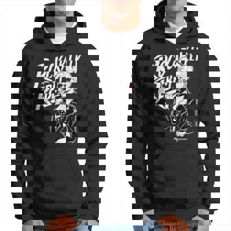 Rockabilly Rebel Blonde Pinup With Attitude Graphic パーカー - Kawaiitshirt