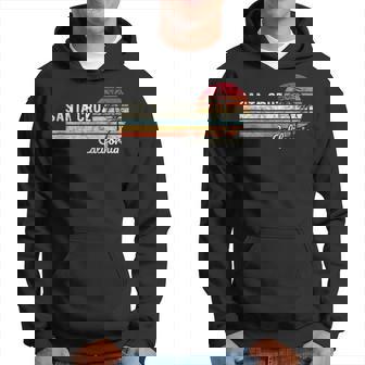 Santa Cruz Ca California Retro 70S 80Surfer Kapuzenpullover - Seseable