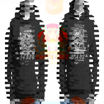 Santa Cruz カリフォルニア ヴィンテージ スケルトン サーファー サンタクルーズ パーカー - Kawaiitshirt