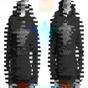 Save The Hawaii ウミガメ ハワイアン ブルー トライバル 亀 ホヌ パーカー - Kawaiitshirt