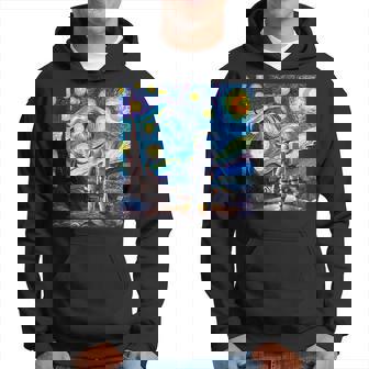 Starry Night Renditionincentan Gogh Astronaut パーカー - Kawaiitshirt
